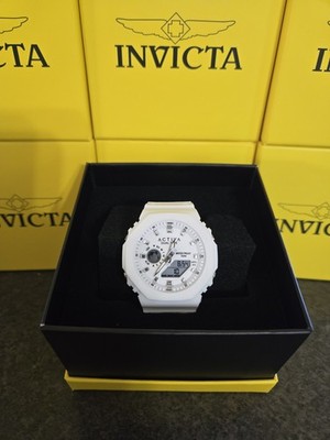 Activa Sonar X Invicta Digital Watch 45.5mm White ACW423-001 NIB MSRP $99