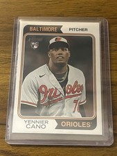 2023 Topps Heritage High Number #527 Yennier Cano RC ⚾ Orioles Rookie Card
