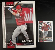2026 Topps Series 1 - Oversized 2026 Topps Baseball Mike Trout #350
