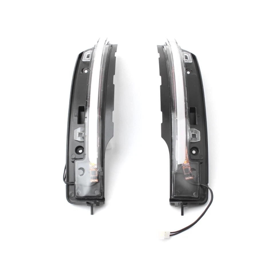 2x Clear Dynamic Wing Side Mirror Turn Signal Lamps For Porsche Macan 95B 2014 - Image 4 of 4
