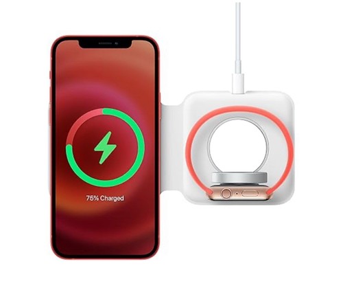 Apple MagSafe Duo Charger for Apple Watch, Airpods or iPhone MHXF3AM/A Authentic - Zdjęcie 10 z 11