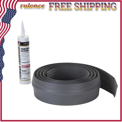 Vinyl Threshold Kit For Garage Door 10 ft L x 1/8 in Protection Against Moisture