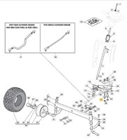 Originaler Stiga Lenker Perno FüR RasenmäHer Traktor 1330M 125510173/0