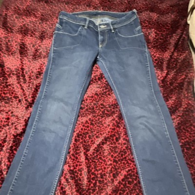 Volcom Core Men's Blue Denim Jeans Cotton Button Zipper Solid 5-Pocket