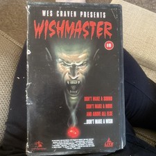 Wishmaster Wes Craven 1997 VHS Tape