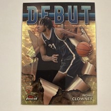 Topps Finest 2023-24 Debut SuperFractor Rookie Noah Clowney 1/1 Brooklyn Nets