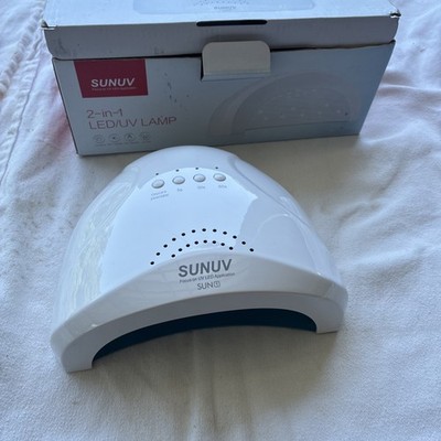 Sunuv Nail Lamp 2 in 1 UV/LED Sun1 Sensors 24W/48W Nail Polish Cure