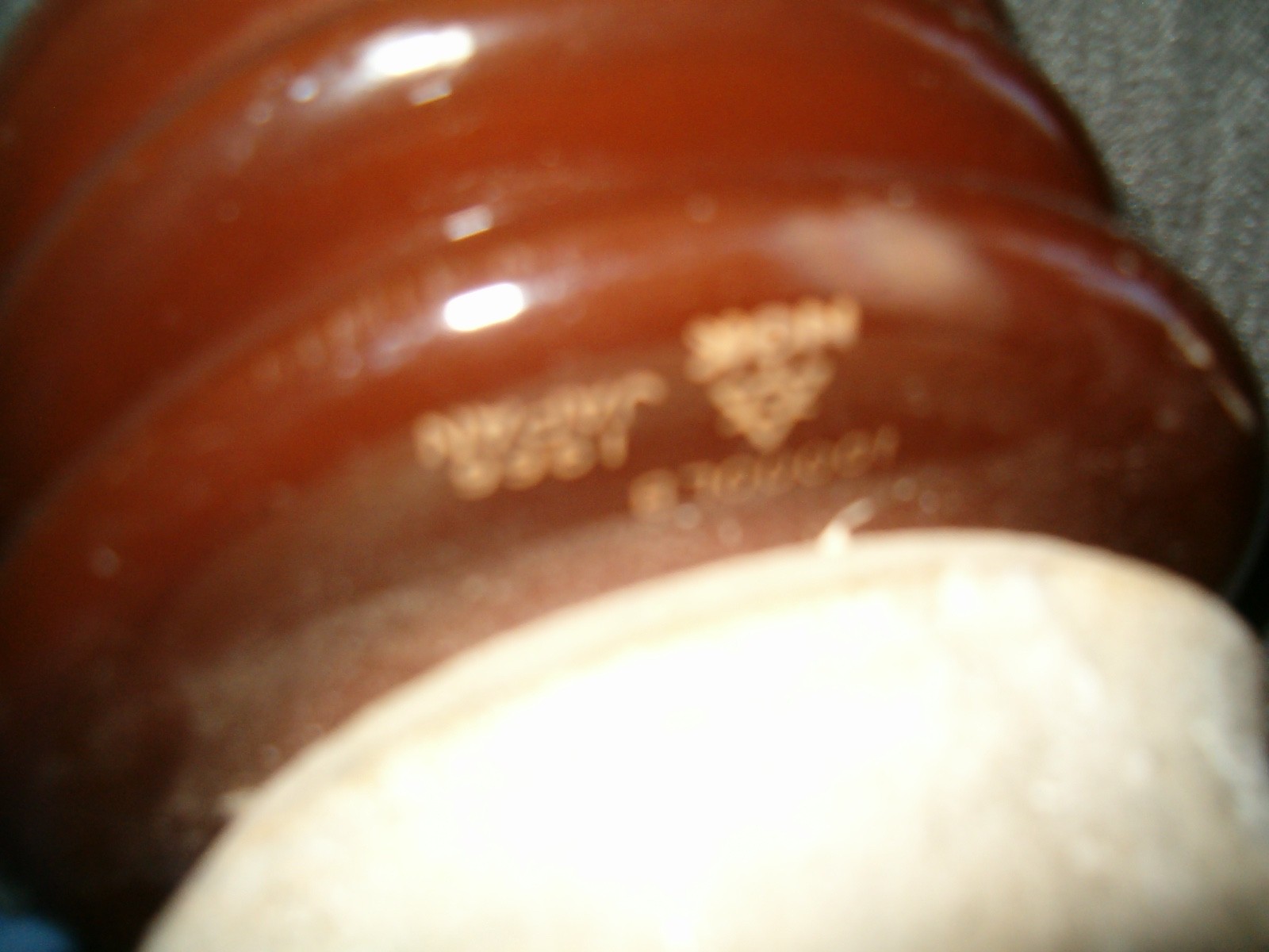 Hanging High Voltage Brown Porcelain Insulator String 10000LB NGK 1966 Japan 15"