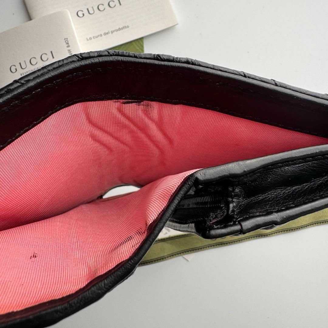 GUCCI Marmont Bifold Wallet Compact Python - image 8
