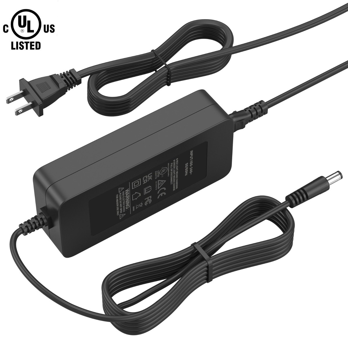 UL Replacement 42V 1.5A-2A Charger for Zinc ZC06805 Eco Max