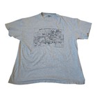 Vtg BLUNTVILLE USA  BIO PLEXUS  SINGLE STITCH SHIRT HANES HEFTY USA MADE XL 