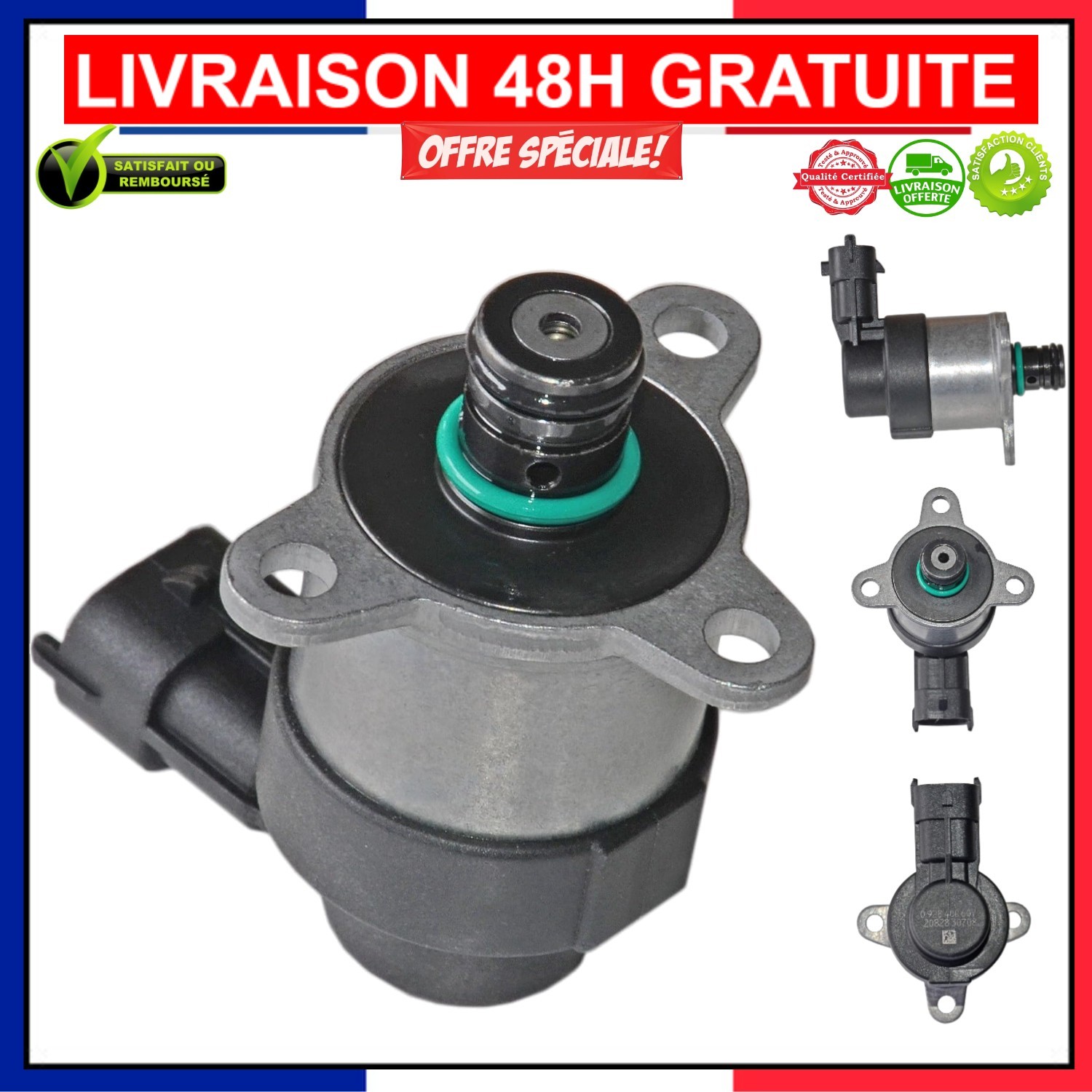 Régulateur de pression acier inoxydable 1/2" BSPT injecteurs Berlingo 206 SW