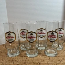 Vintage Gtuttgarter Hofbrau Beer Glasses Set Of 6 🍺6.5 Inches Tall excellent 