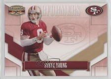 2008 Donruss Gridiron Gear Performers Silver 194/250 Steve Young #P-42 HOF 15wb