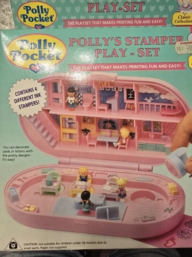 Polly Pocket  Stamper  Playset.  New In Box.