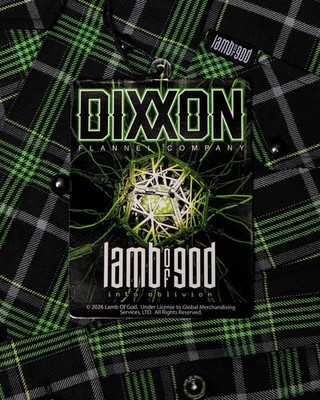 Dixxon Flannel Co. Lamb of God 2026 ''Into Oblivion  Flannel'' Shirt Men's Size: L