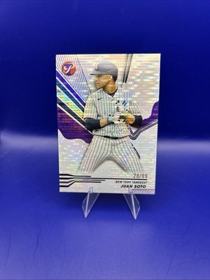 2024 Topps Pristine - Juan Soto #185 Purple Pristine Pulsar Refractor /99 NYY