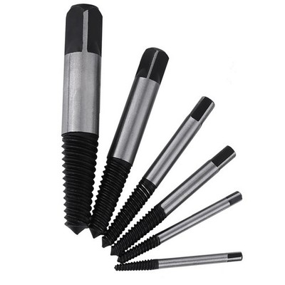 6pcs Praktische HSS Damaged Screw Extractor Bolt Stud Remover Set Für Den H CU