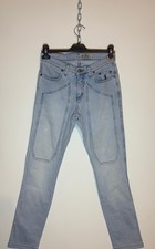 Jeckerson Jeans Uomo Slim Fit Azzurro Denim Stretch Taglia 28 Vintage Originale