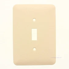 Mulberry Ivory Wrinkle Metal Maxi-Size Toggle Switch Cover Wallplate Switchplate