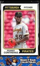 Roansy Contreras 2023 Topps Heritage #244 Pittsburgh Pirates Baseball