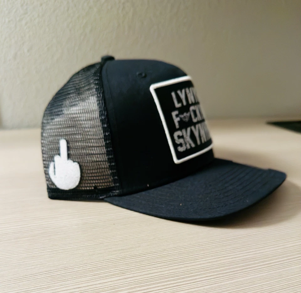 Lynyrd Skynyrd F*cking Black Mesh Hat Snapback - Image 2 of 4