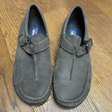 Dexter Brown Leather Walkmocs Slip On Women s Size 8M