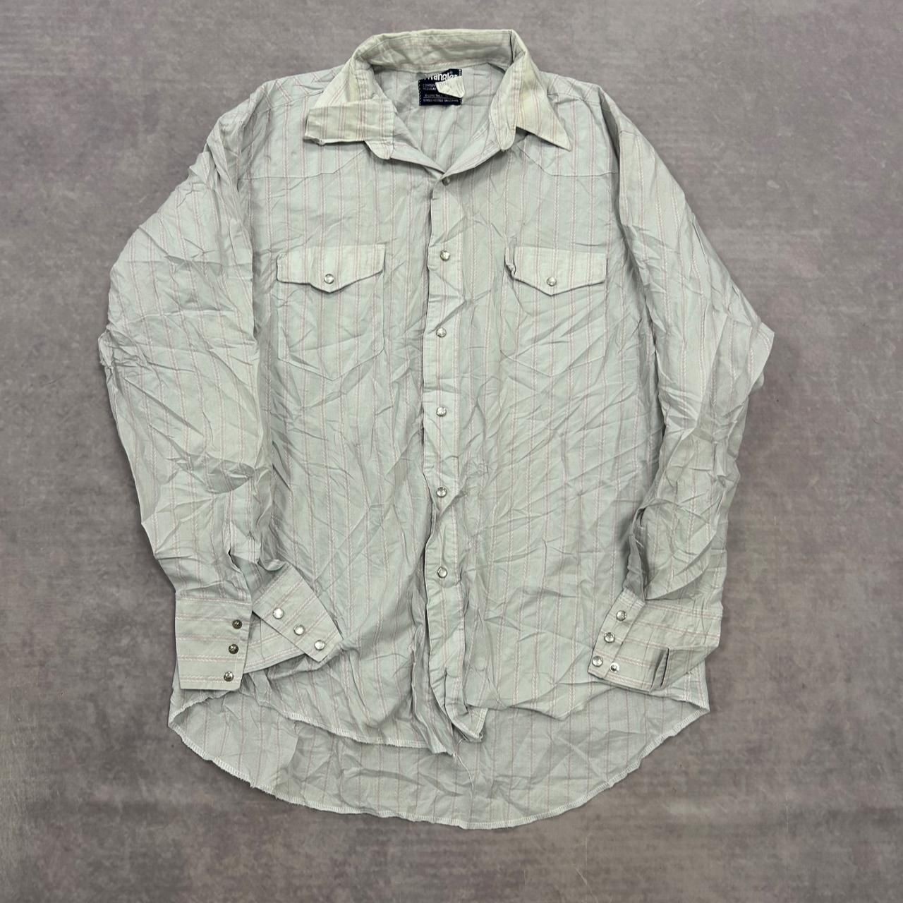 Wrangler Western Shirt striped patterned long sleeve shirt Women's M (12-14)