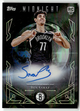 2025 Topps Midnight NBA No. MSR-BS Ben Saraf ...