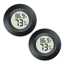 2 Pack Hygrometer Thermometer Digital Humidity Meter Indoor/Outdoor Humidity ...