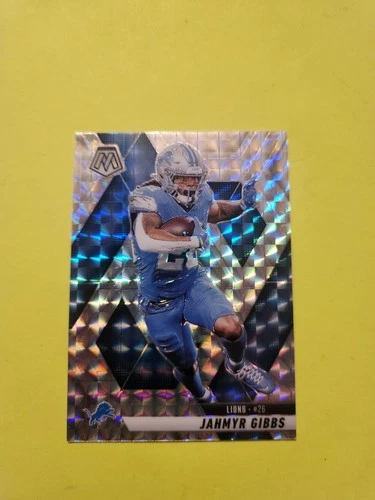 JAHMYR GIBBS  2025 PANINI  MOSAIC  SILVER PRIZM  #103 LIONS  RB