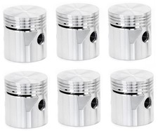 Pistons Set6 Flat Top .030 Bore For Chrysler Dodge Plymouth 251 265 Flathead