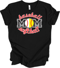 Softball Mom Baseball Mom Shirt Cute Sports Mama Gift Baseball Softball Tee