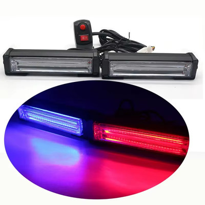 2 Stück COB Stroboskoplicht Auto Not Blinklicht PKW LED 12V 24V Anhänger LKW