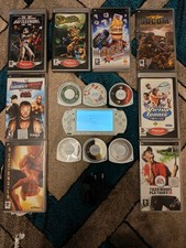 Sony PSP Original White 2003 Console with Charger and Games Tested Working