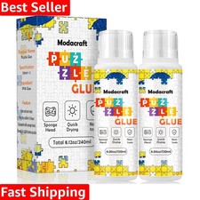 Non-Toxic 2 Pack Puzzle Glue - 120ml Each for Safe Family Fun and Preservation