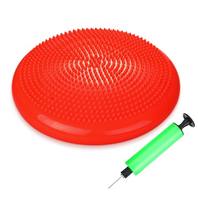 #ad Wobble Cushion with Inflation Pump Balance Disc Stability Disc Wiggle Seat Th... $30.41