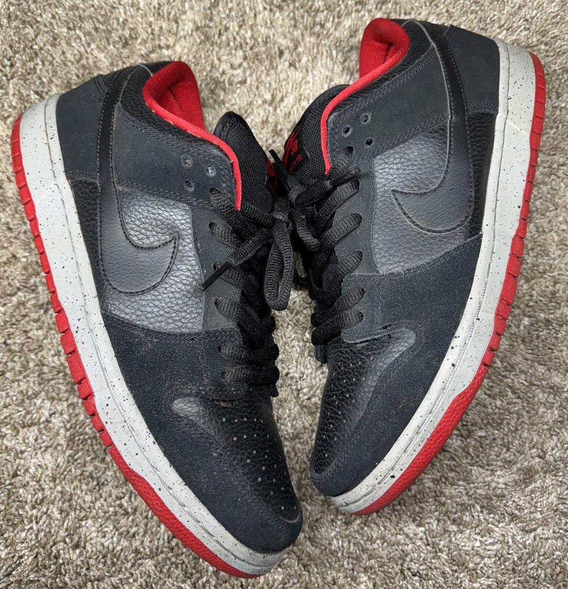 美品 Nike SB Dunk LowBlack Cement Nike SB Dunk Low Obsidian/Black-Light Gum Brown CW7463-401