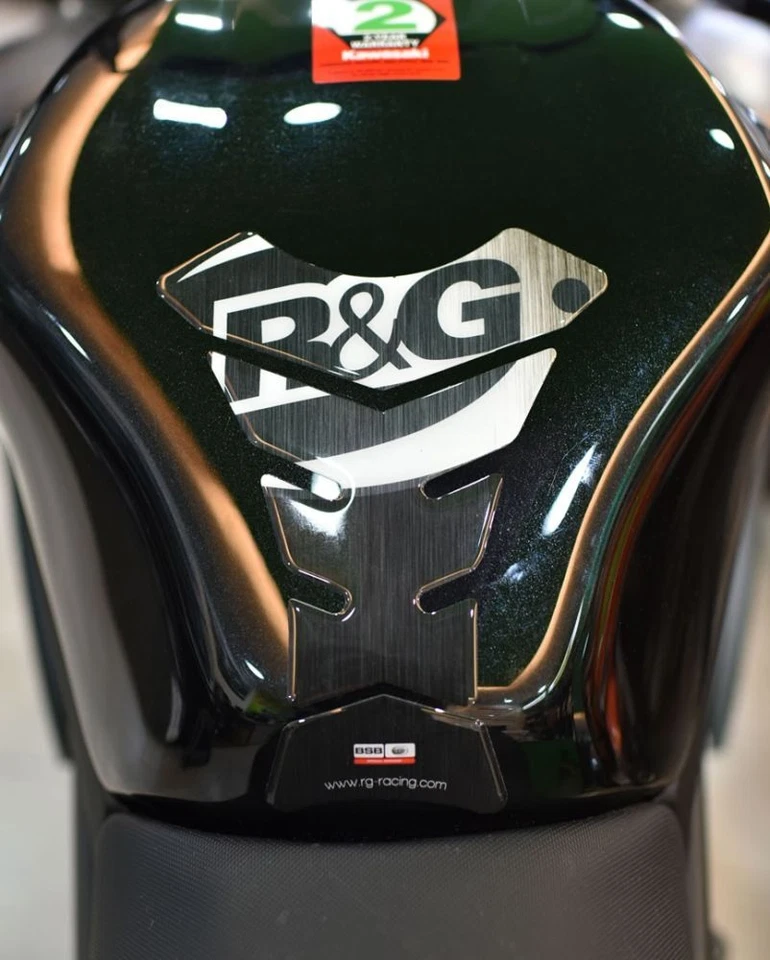 R&G Racing White BSB Series Tank Pad Protector For 2013-18 Aprilia Caponord 1200 - Image 2 of 4