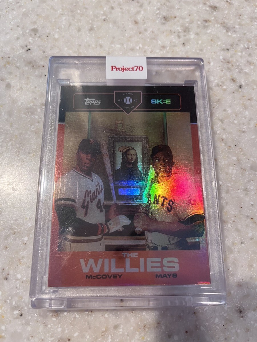 2021 Topps Project 70 Card 688 Willie Mays McCovey DJ Skee Rainbow 