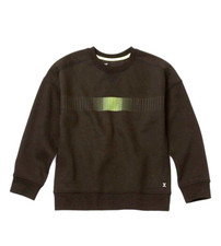 XERSION Boys M 10/12 Black Green Graphic Crew Neck Long Sleeve Sweatshirt NWT