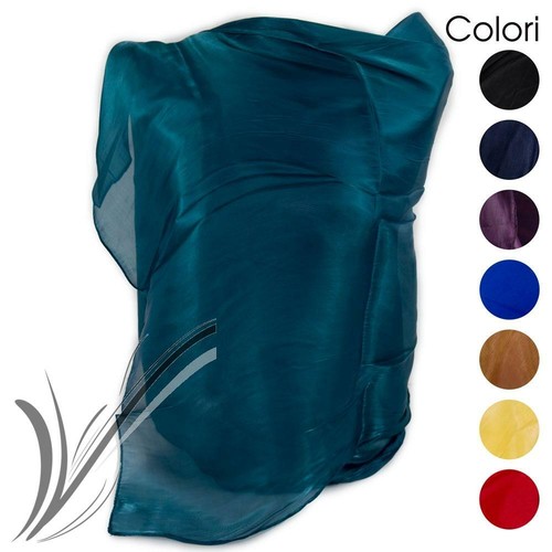 Stola cerimonia organza coprispalle elegante leggero scialle sciarpa  foulard | eBay
