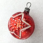 Rare Antique Old Vintage Glass Christmas X-mas Fir-Tree Ornament Decoration Star