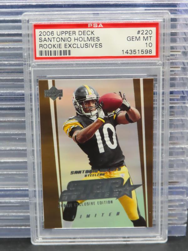 Santonio Holmes Upper Deck #220 Rookie Exclusives