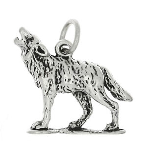 Pendant Dog Charm Coyote Charm Wolf Charm Howling Dog Charm Werewolf Charm 