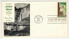 JOHN MUIR American Naturalist Explorer 1245 Better Cachet by Griffith 