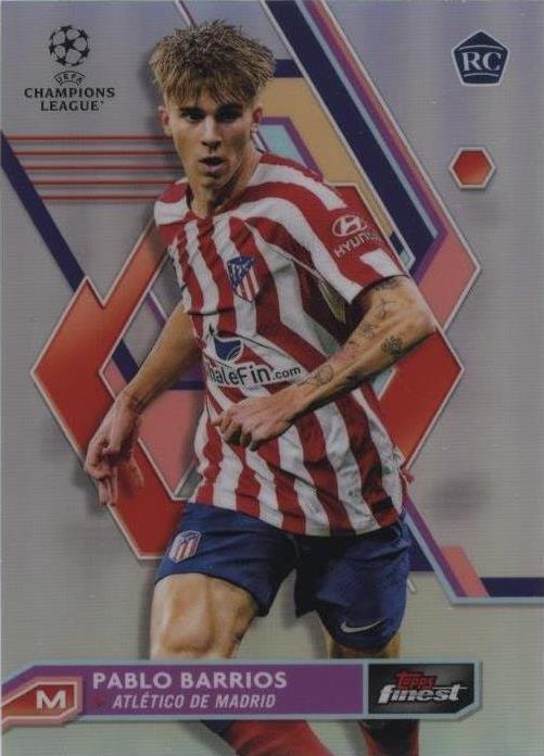 22-23 Topps Finest RIJKAARD 直筆サイン 世界100枚 2022-23 Topps Finest UEFA Club Competitions Pablo Barrios