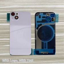 Back Glass Replacement Big Cam Hole Rear Cover For iPhone 14/iPhone 14 Plus Lot