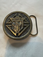 Vintage Limited Edition Knights of Colombus Great American Buckle Co Buckle