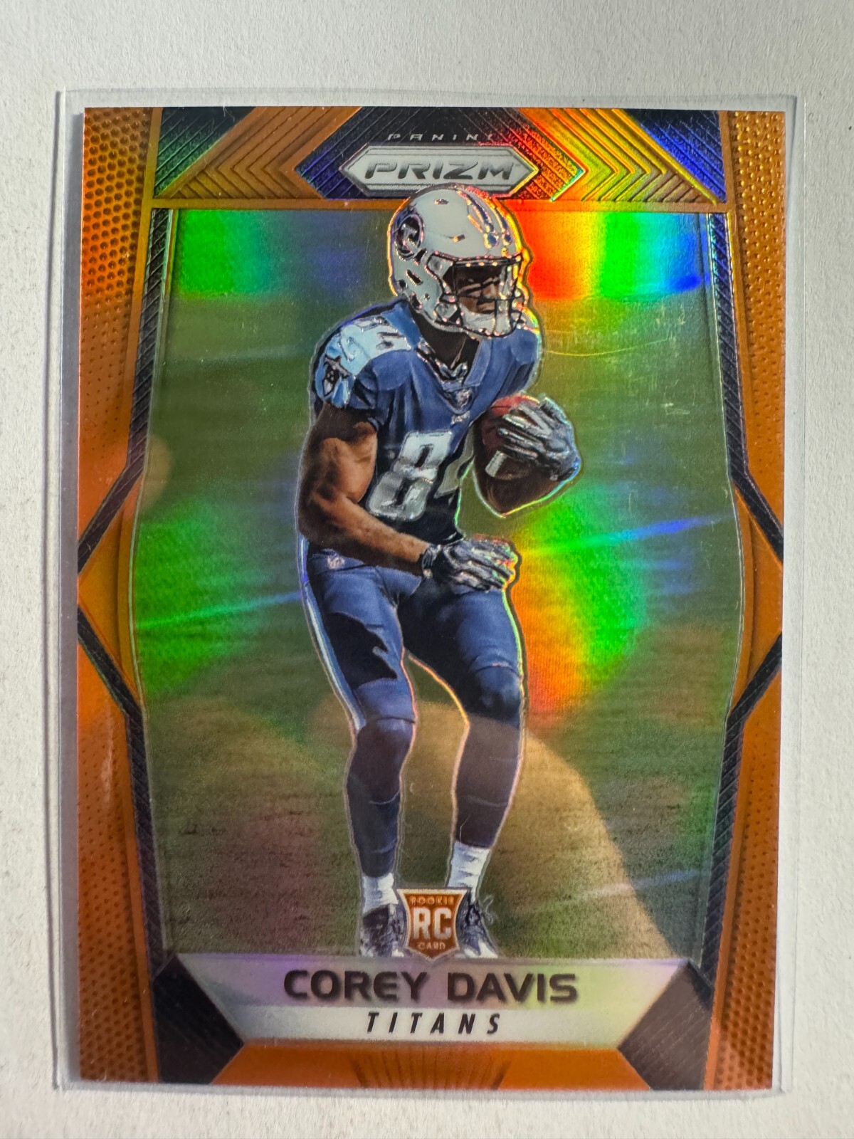 K261,054 - 2017 Panini Prizm Prizms Orange #229 Corey Davis #/275